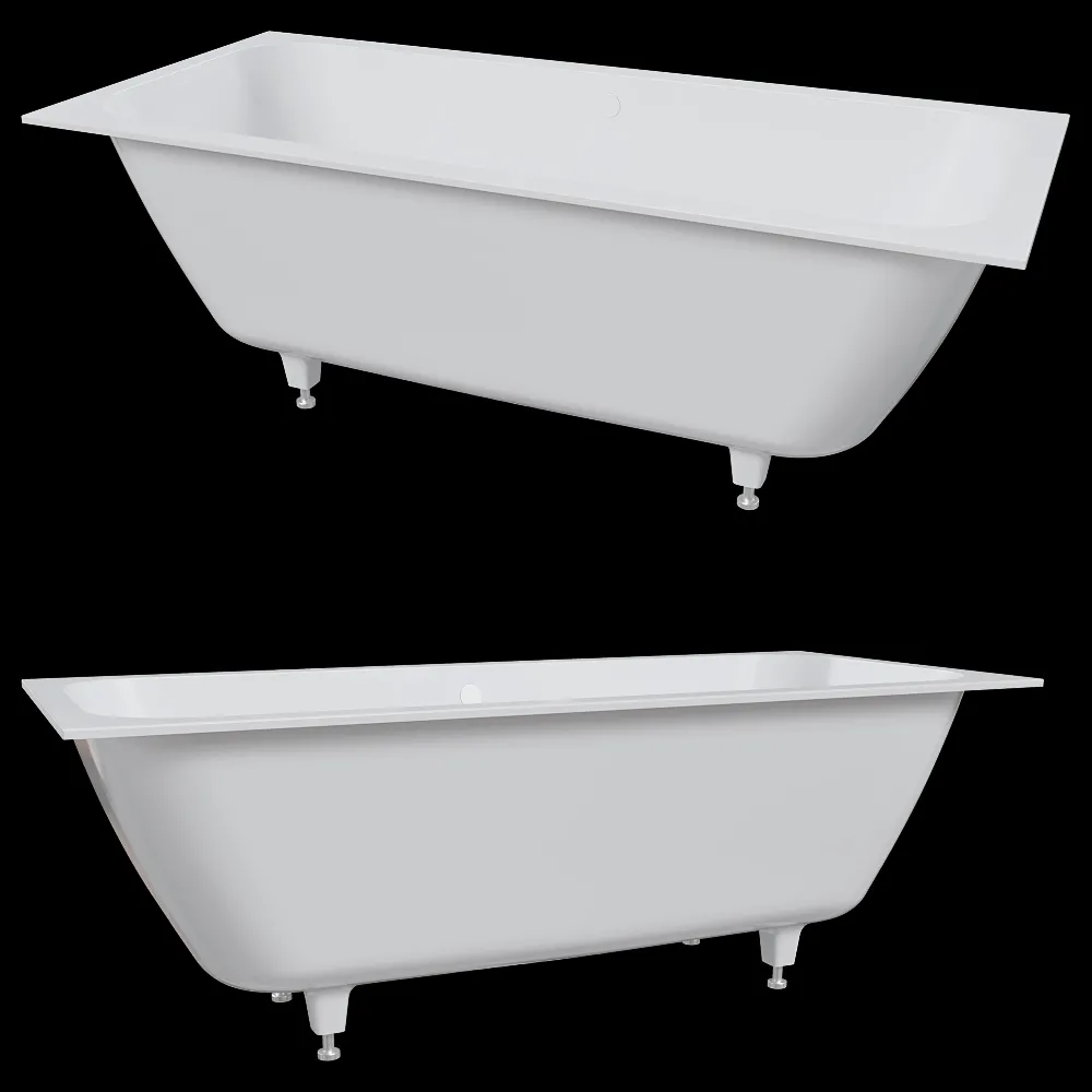 Salini – Bathtub Orlanda Axis 170×75 3ds Max