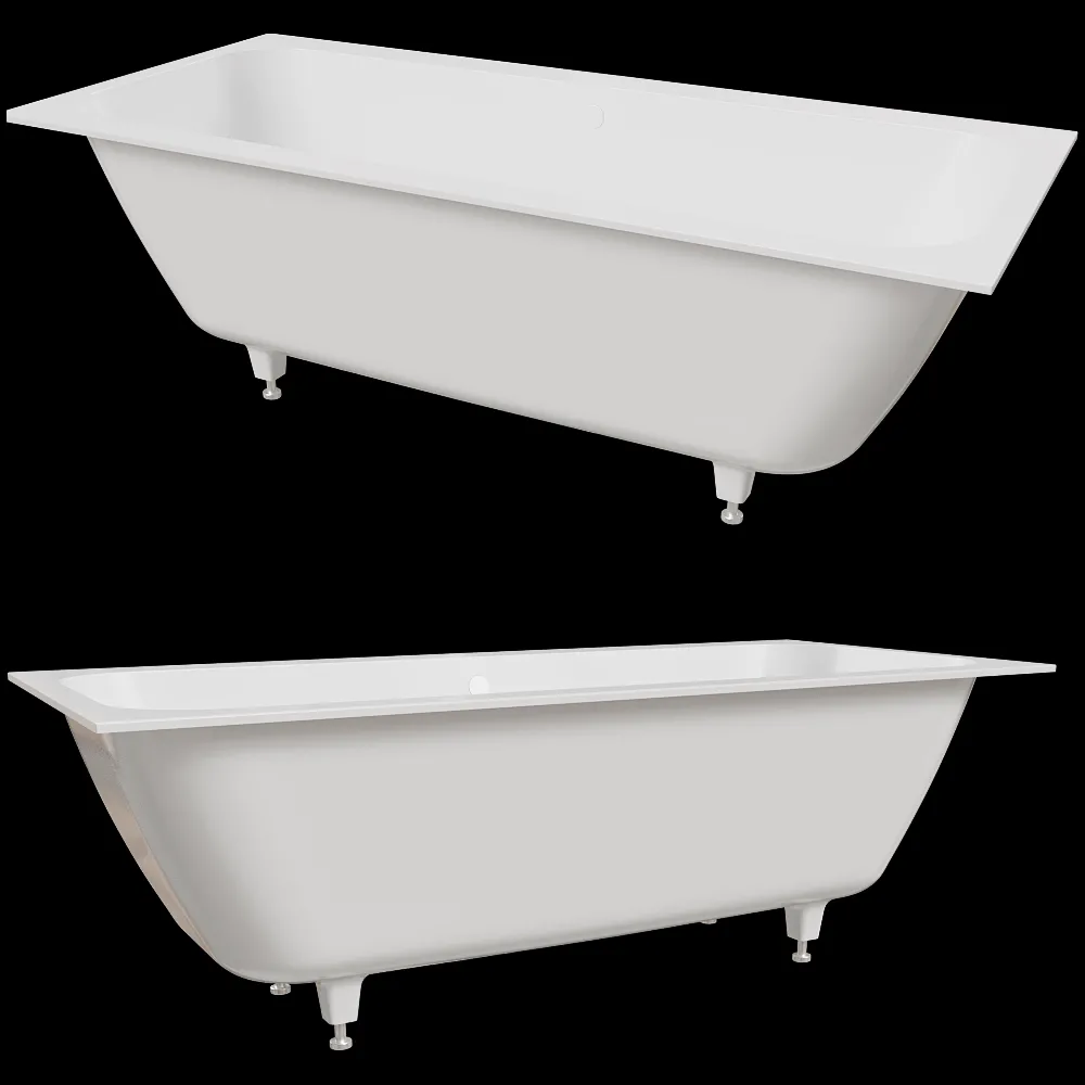 Salini – Bathtub Orlanda Axis 180×80 3ds Max