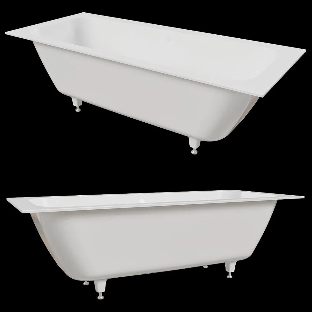 Salini – Bathtub Orlanda Axis 190×80 3ds Max