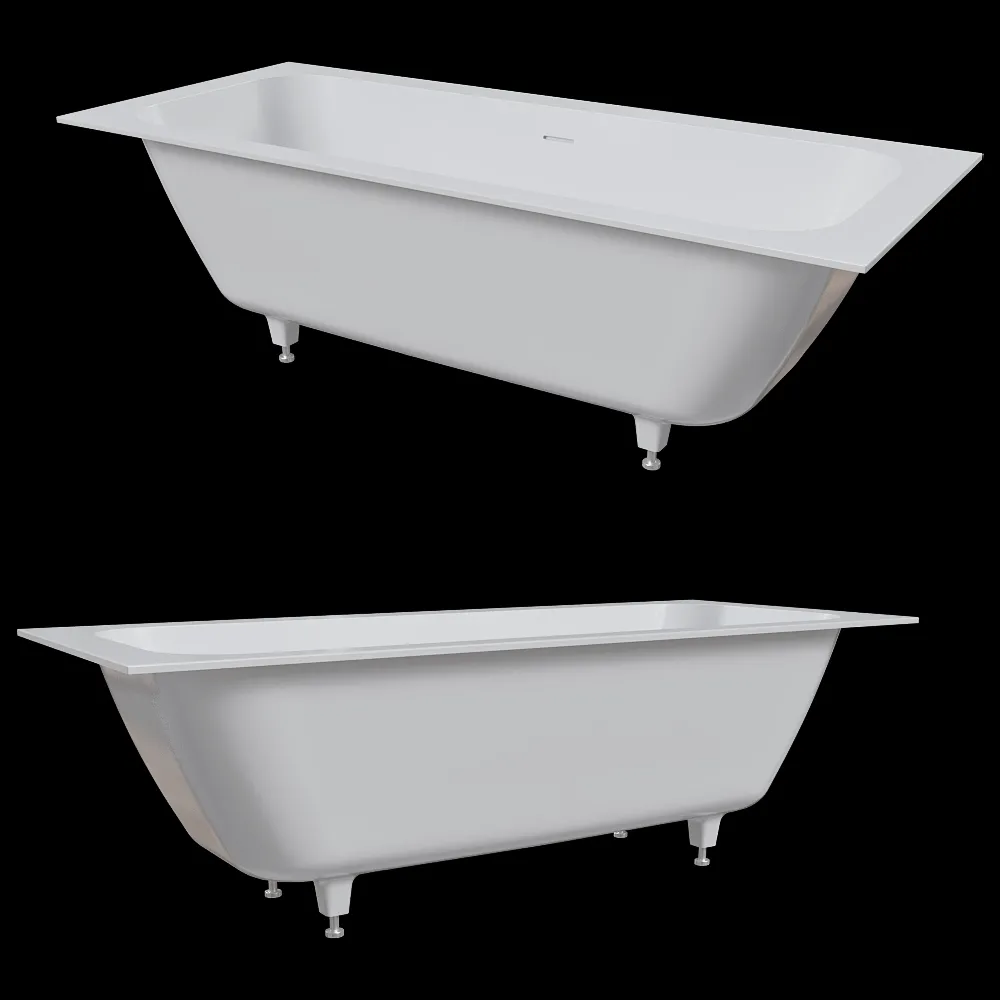Salini – Bathtub Orlanda Axis 190×80 KIT 3ds Max