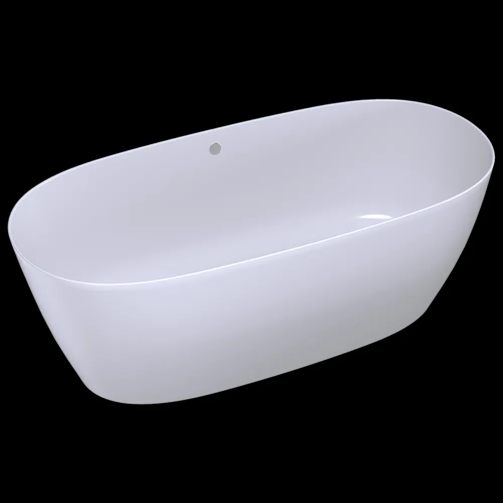 Salini – Bathtub Sofia lightwith overflow 3ds Max