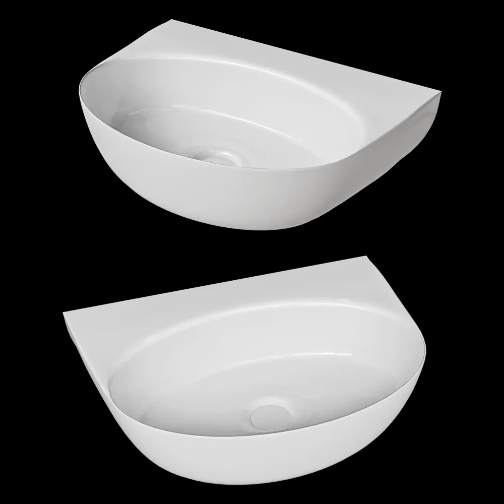Salini – Washbasin Alda Wall 03 3ds Max