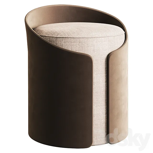 SALIRA pouf 3ds Max