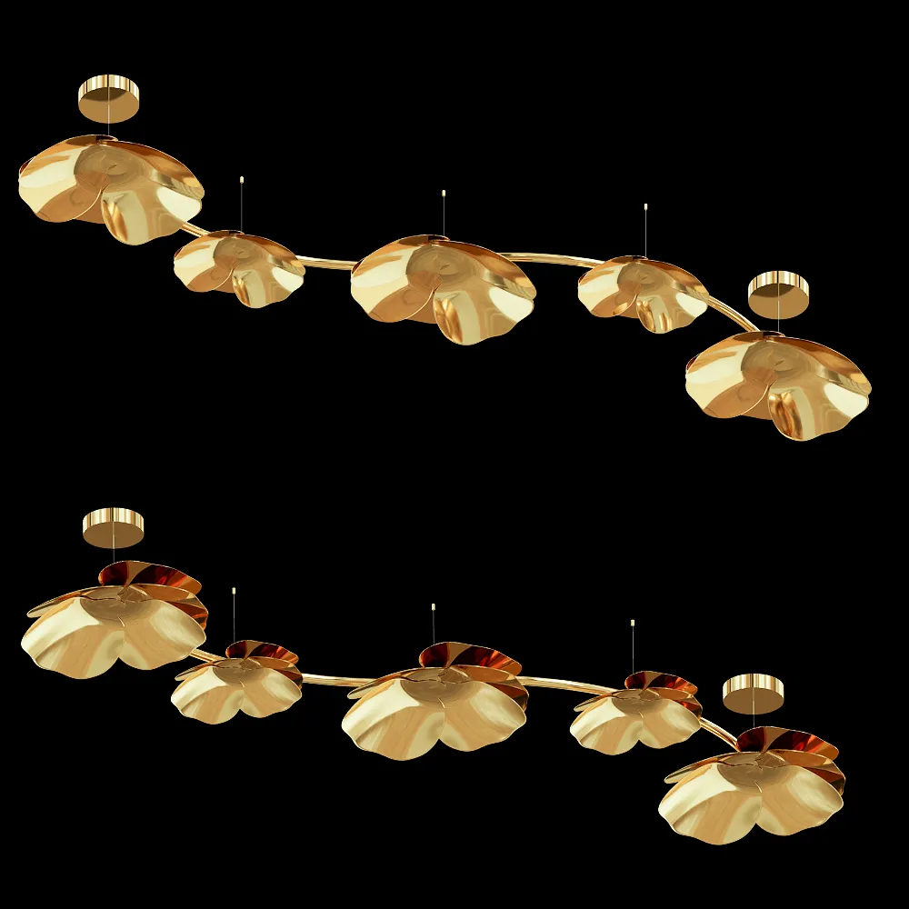 Salto de Gazela – Ceiling lamp Mirabell 3ds Max