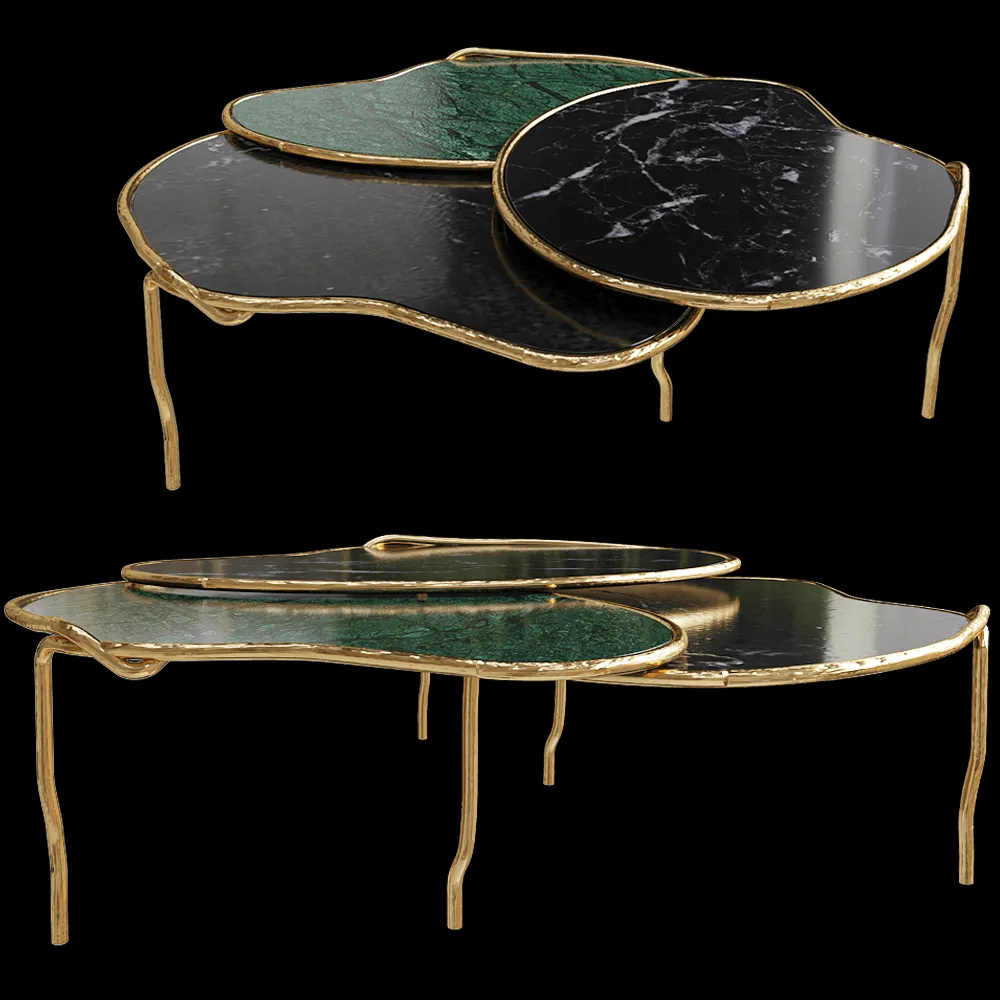 Salto de Gazela – Coffee table Minerva 3ds Max