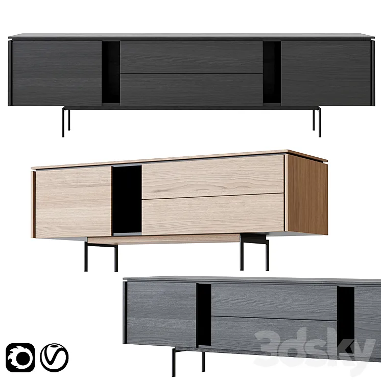 Salu TV Cabinets by Softrend 3DS Max Model
