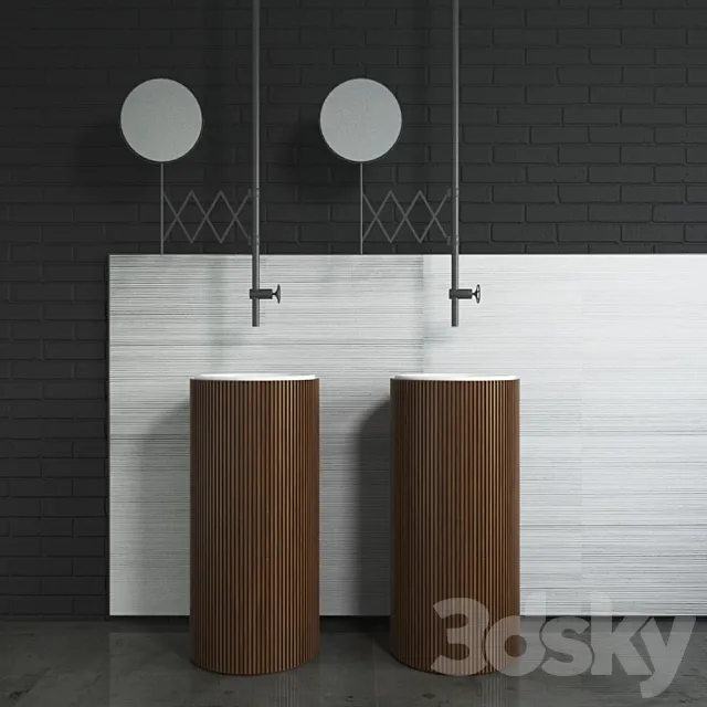 SALVATORI ADDA | Freestanding washbasin 3DS Max Model