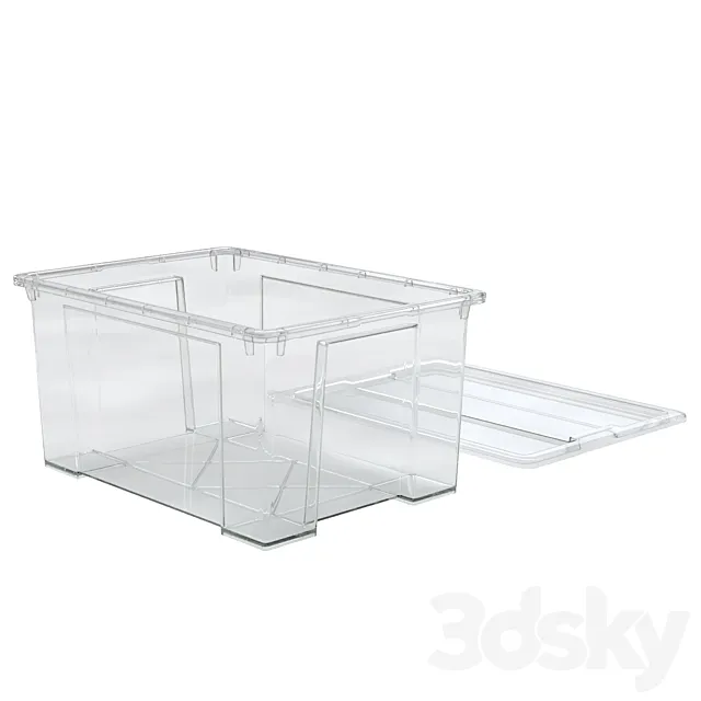 Samla box ikea clear 3DS Max Model