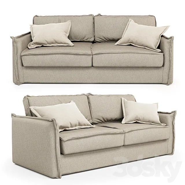 Samsa Sofa Bed from La Forma 3DS Max Model