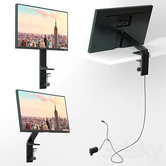 Samsung 27 monitor 3DS Max Model