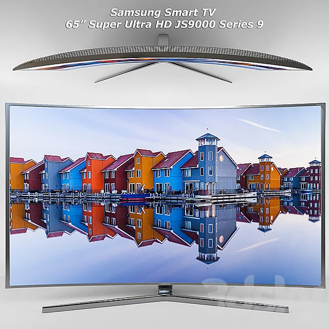 Samsung 65 “SUHD 4K Curved Smart TV JS9000 3DS Max Model