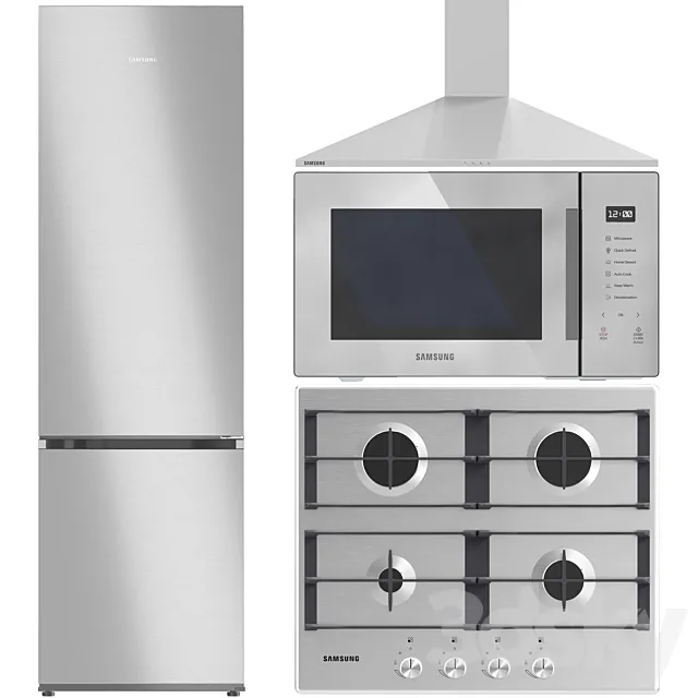 Samsung Appliance Collection 01 3ds Max