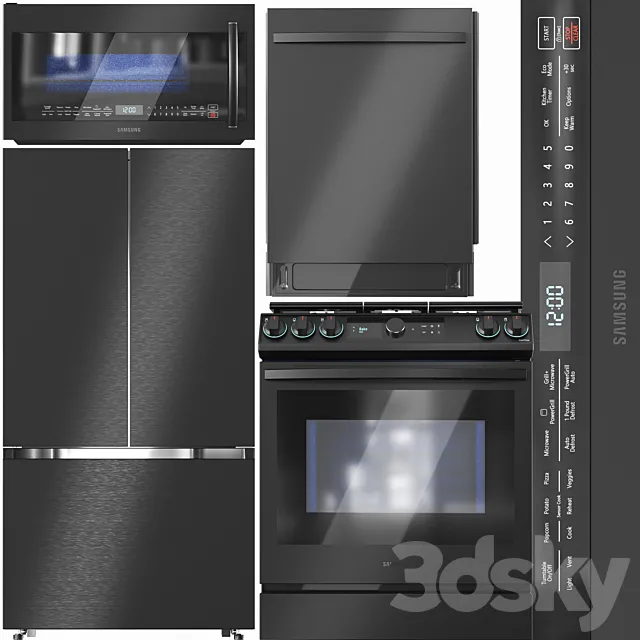 Samsung Appliance Collection 04 3ds Max