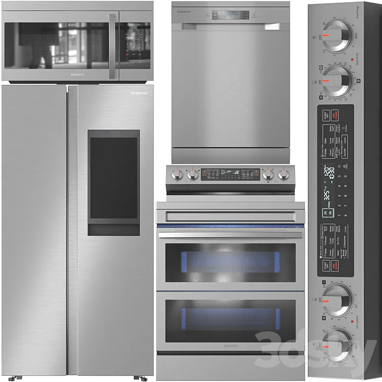 Samsung Appliance Collection 10 3DS Max Model