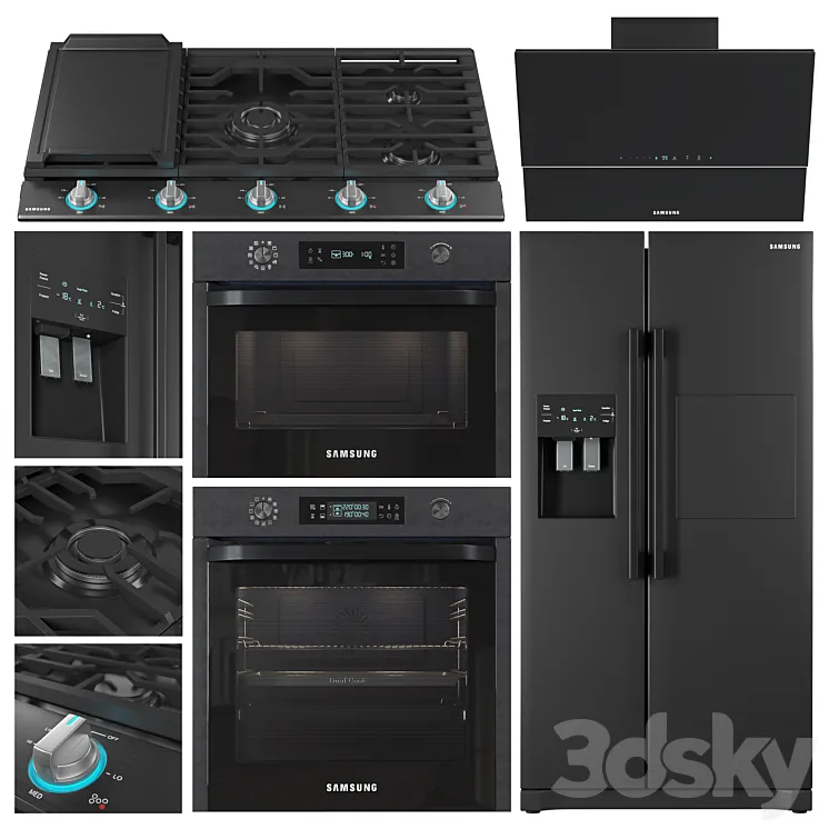 samsung appliance collection 3DS Max Model