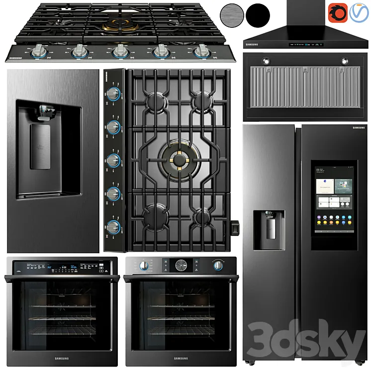 samsung appliance collection 3DS Max