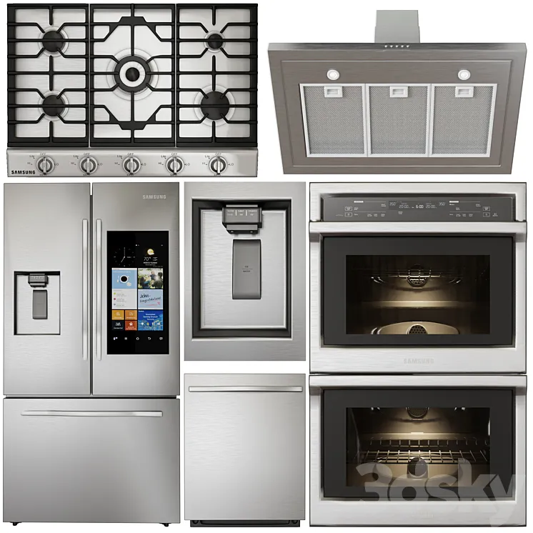 samsung appliances collection 3DS Max
