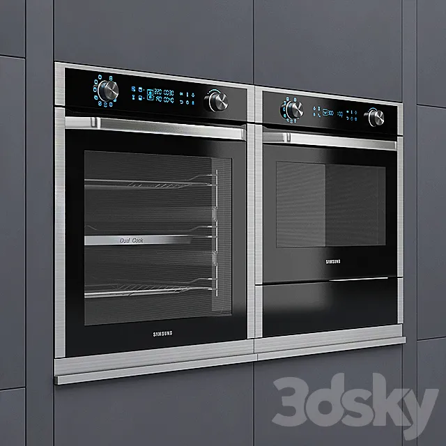 Samsung – electric oven and compact oven NV9900J NQ50J5530BS 3DS Max Model