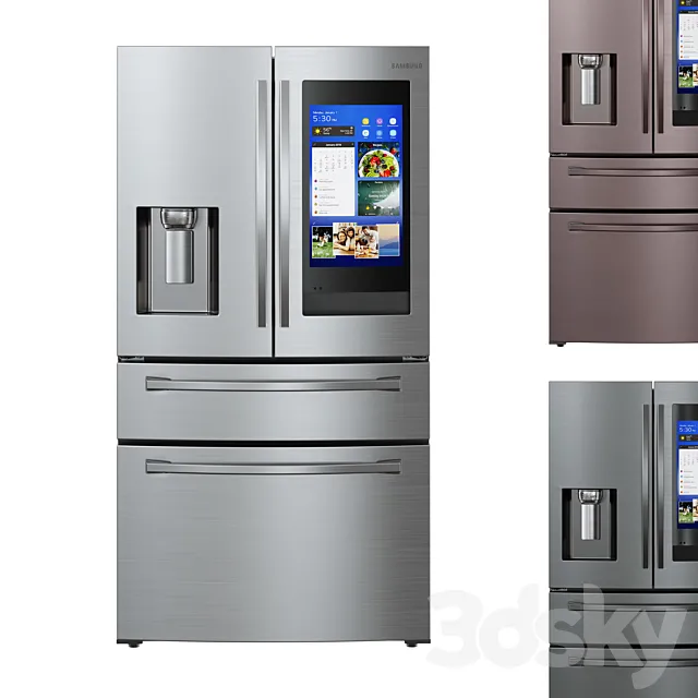 Samsung French Door Refrigerator 3DSMax File