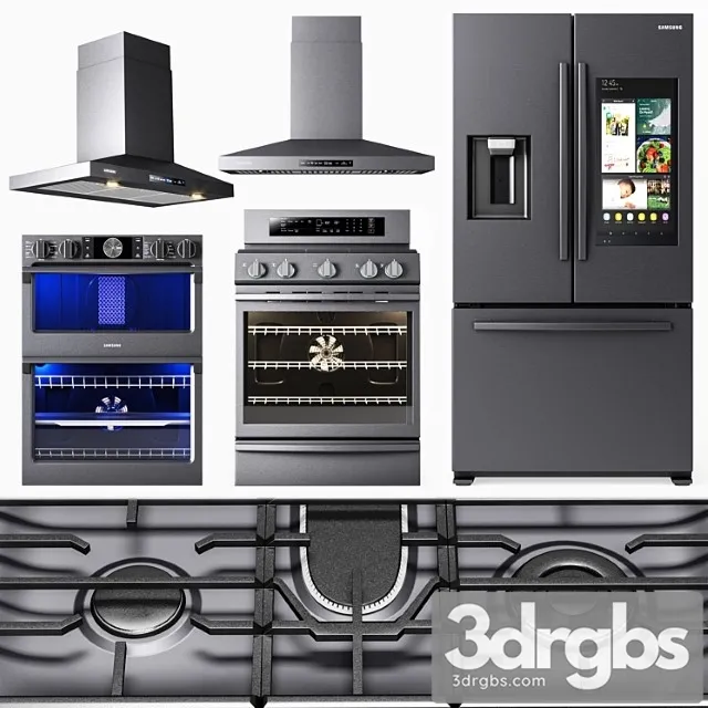 Samsung kitchen appliance 2 3dsmax Download