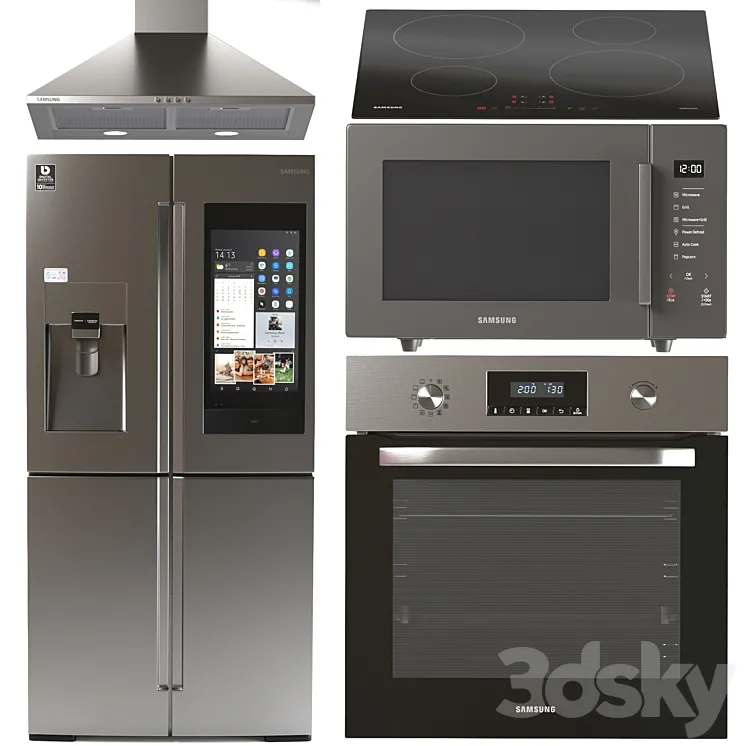Samsung Kitchen Appliance Set 3 3DS Max