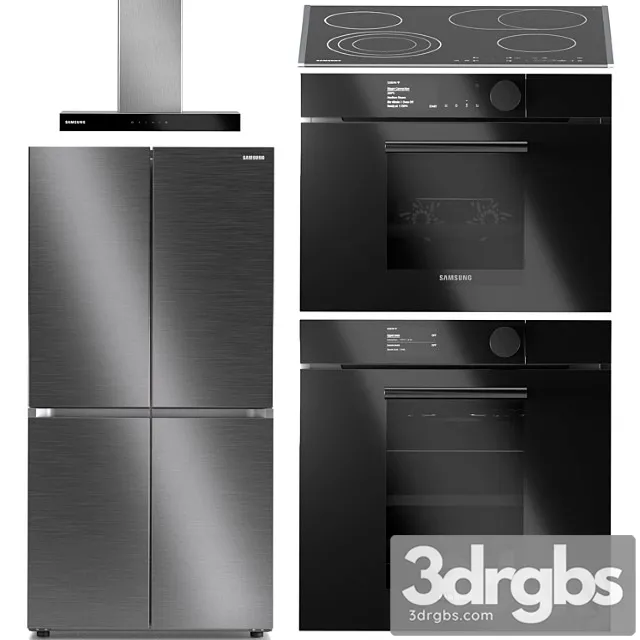 Samsung Kitchen Appliances Set 6 3dsmax Download