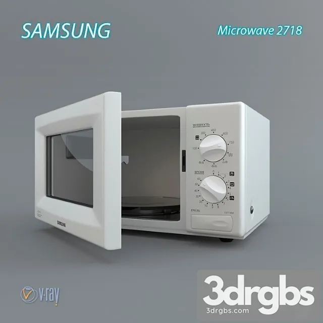 Samsung microwave2718 2 3dsmax Download