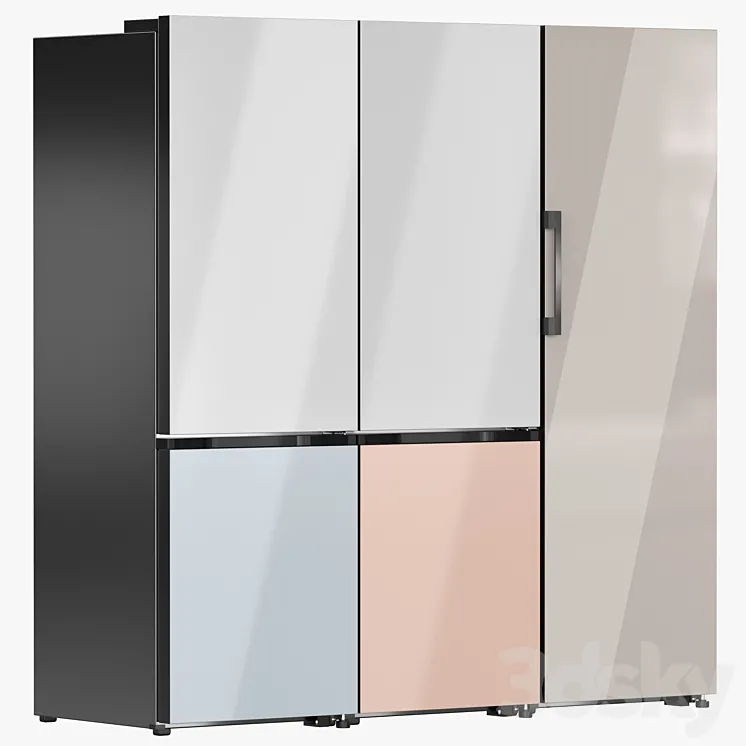 Samsung Refrigerator Collection 04 3DS Max Model