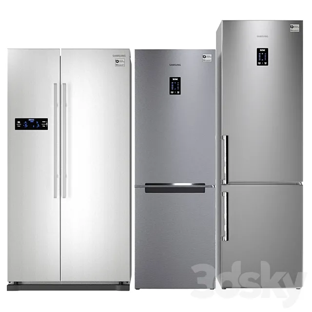 Samsung refrigerator set 3DS Max Model