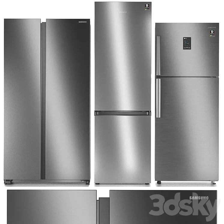 Samsung Refrigerator Set 6 3DS Max