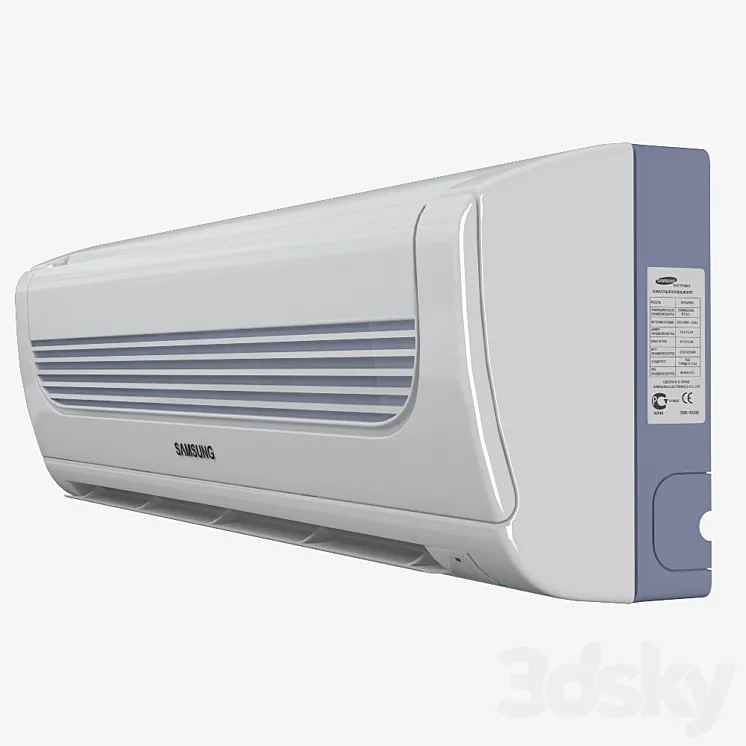 Samsung SH24ZW6 air conditioning 3DS Max