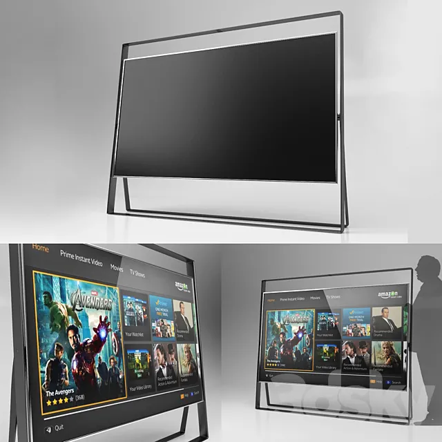 Samsung smart tv Full HD 3ds Max