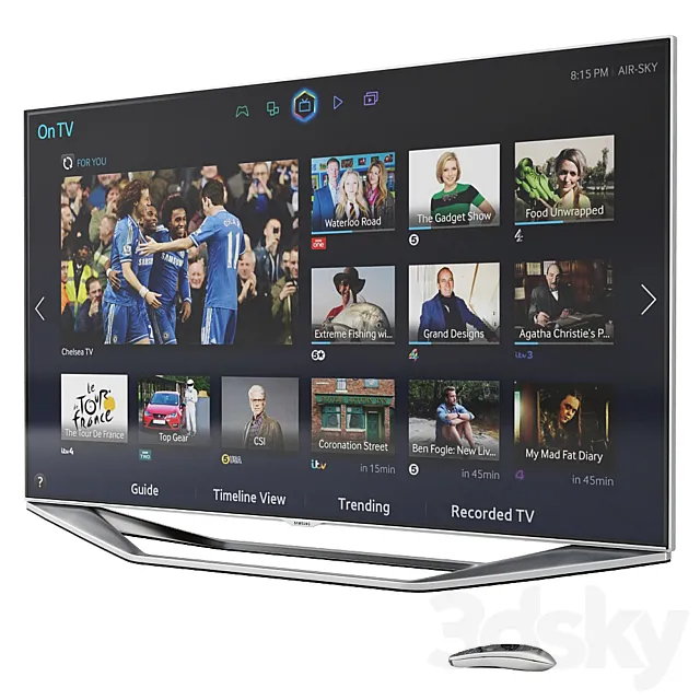 Samsung TV UE46H7000 3DSMax File