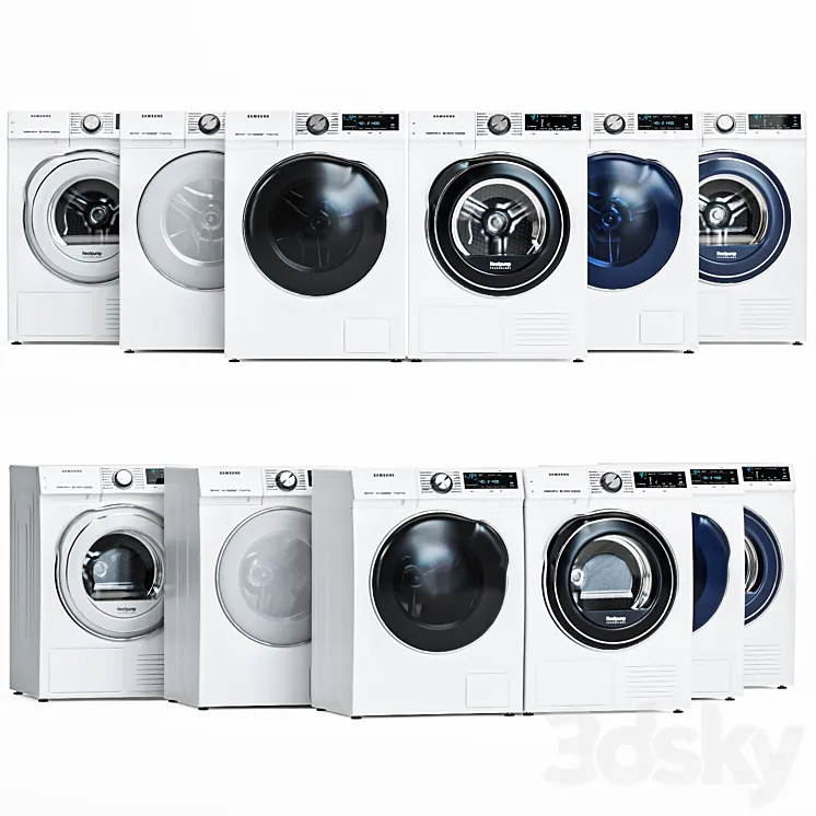 Samsung washer and dryer 3DS Max
