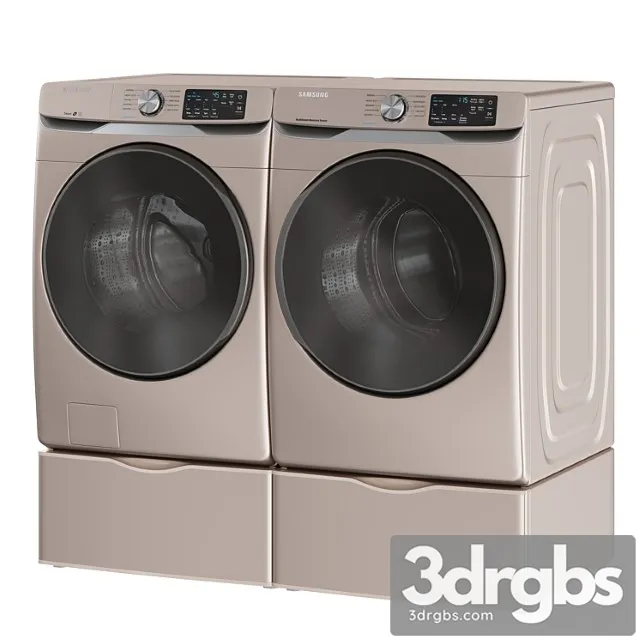 Samsung washer dryer wf45r6100ac laundry room