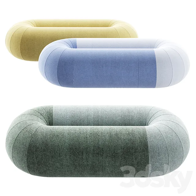 Sancal LOOP | Modular pouffe 3ds Max