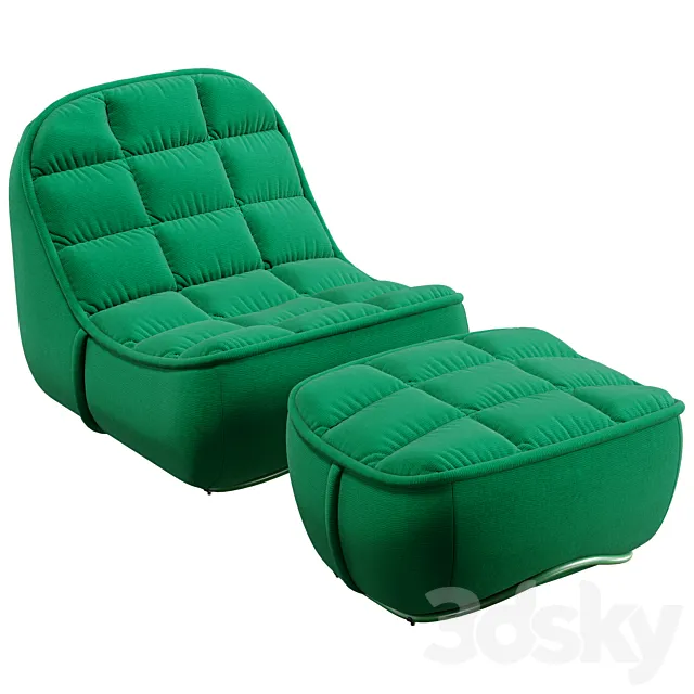 Sancal Vibe lounge chair 3ds Max