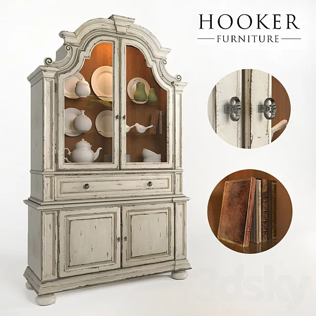 Sanctuary Hooker Furniture Cabinet 3DSMax File