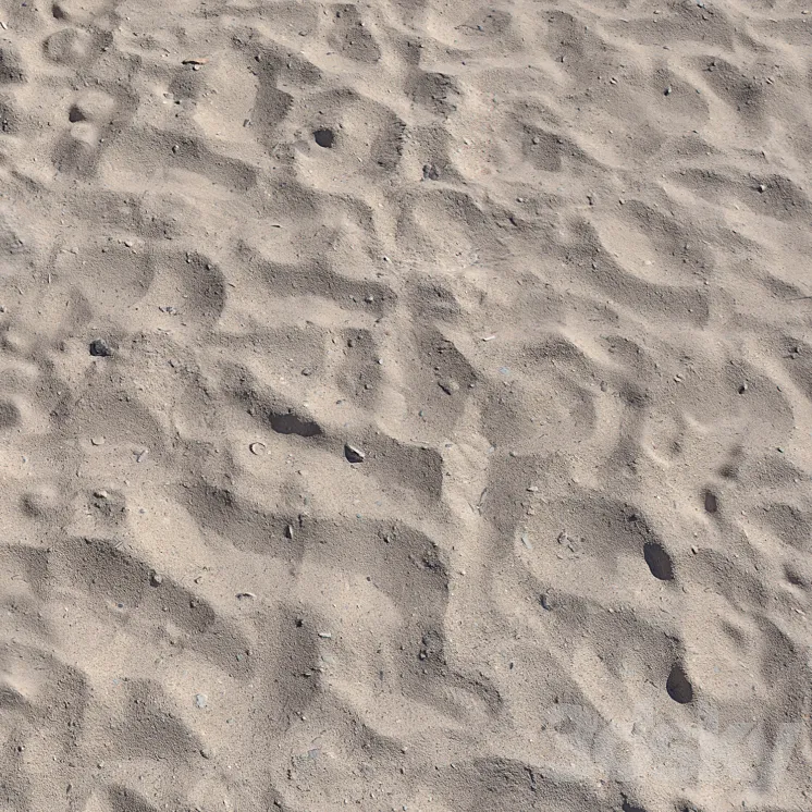 Sand beach_1 3DS Max