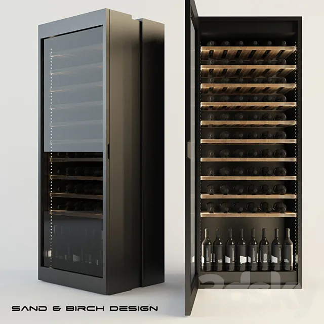 sand birch HT LUX winecellar 3DSMax File