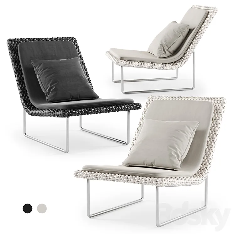Sand Lounge Chair by Paola Lenti \/ Beach Chair 3DS Max