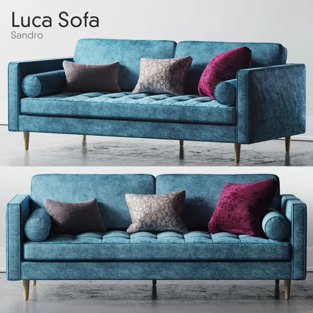 Sandro Luca Sofa 3dsMax Model