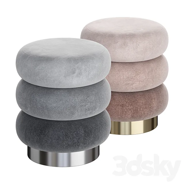 sandwich | pouf 3ds Max