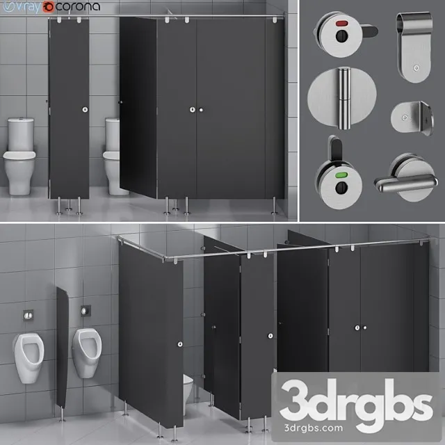 Sanitary partitions for public toilets fundermax 1 (constructor)