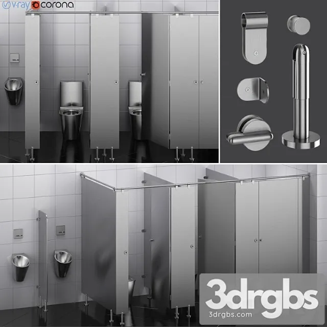 Sanitary partitions for public toilets fundermax 2 (designer)