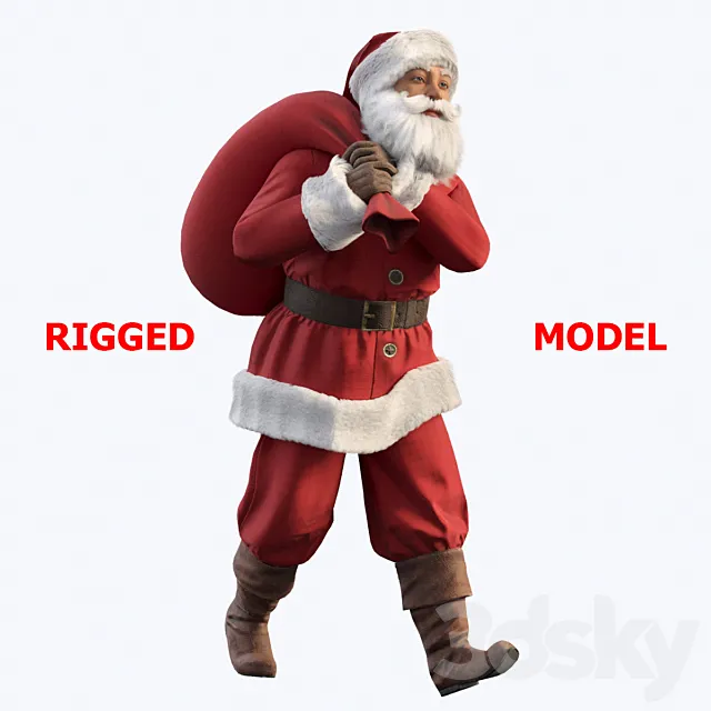 Santa Claus 3DSMax File