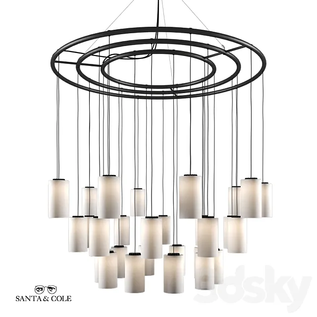 Santa&Cole Cirio Chandelier M 3ds Max