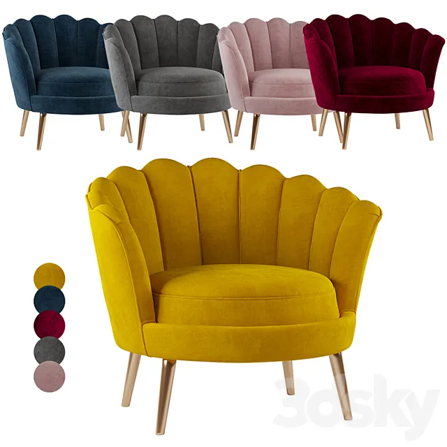 Santena chair 3DSMax File