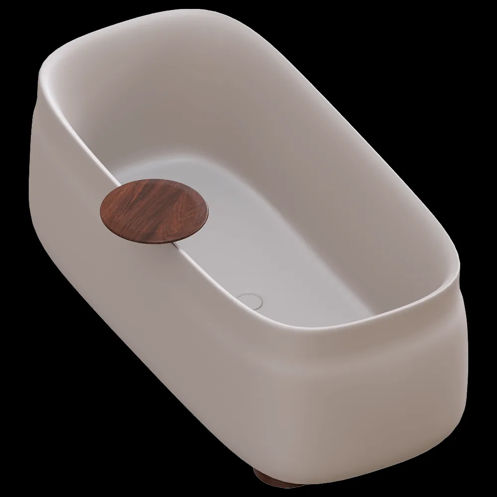 Sanycces – Bathtub Duna with integrated table 3ds Max