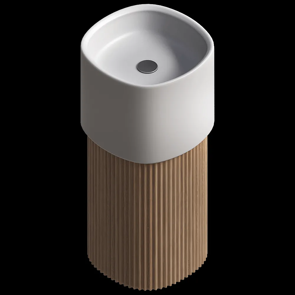 Sanycces – Washbasin Oasis semipedestal exento 3ds Max